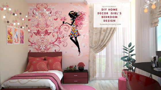 DIY Home Decor Girls Bedroom