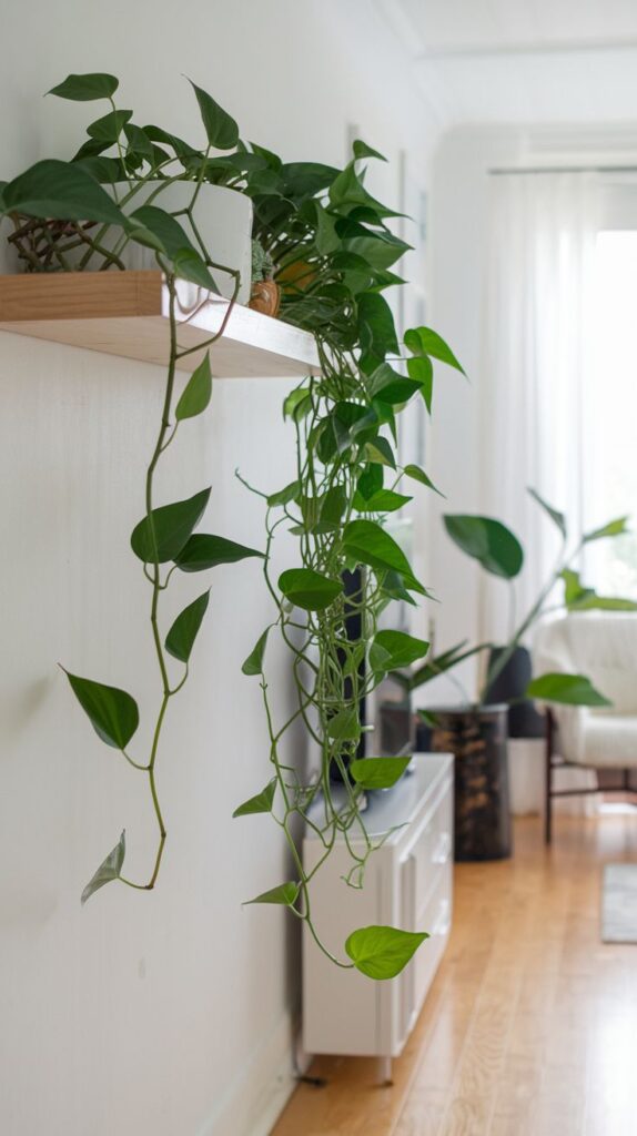 adding greenery for affordable home decor