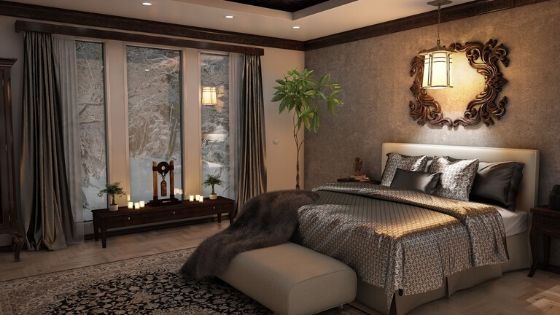 elegant bedroom