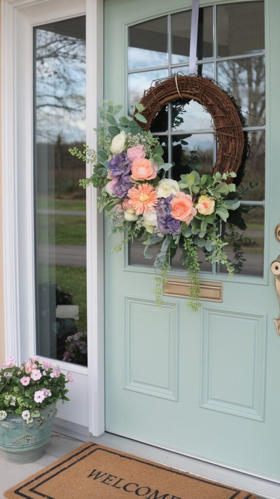 create a diy spring wreath