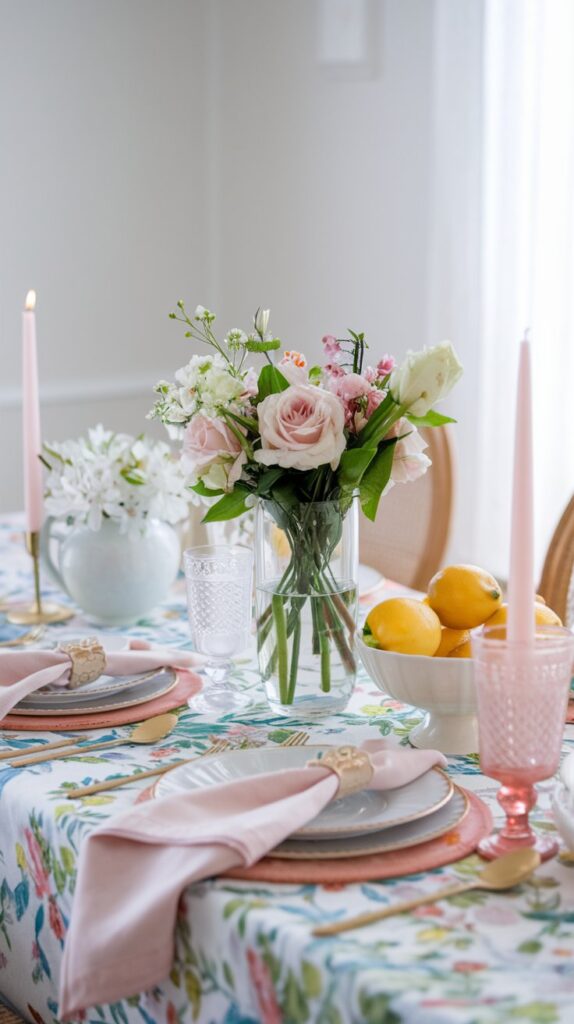 set a spring inspired table