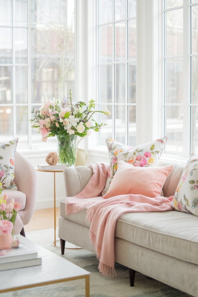 spring home decor ideas pin