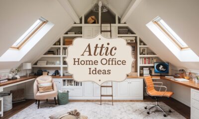 attic home office ideas