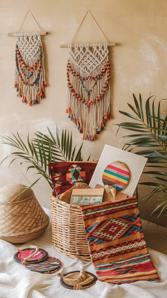 boho gift basket