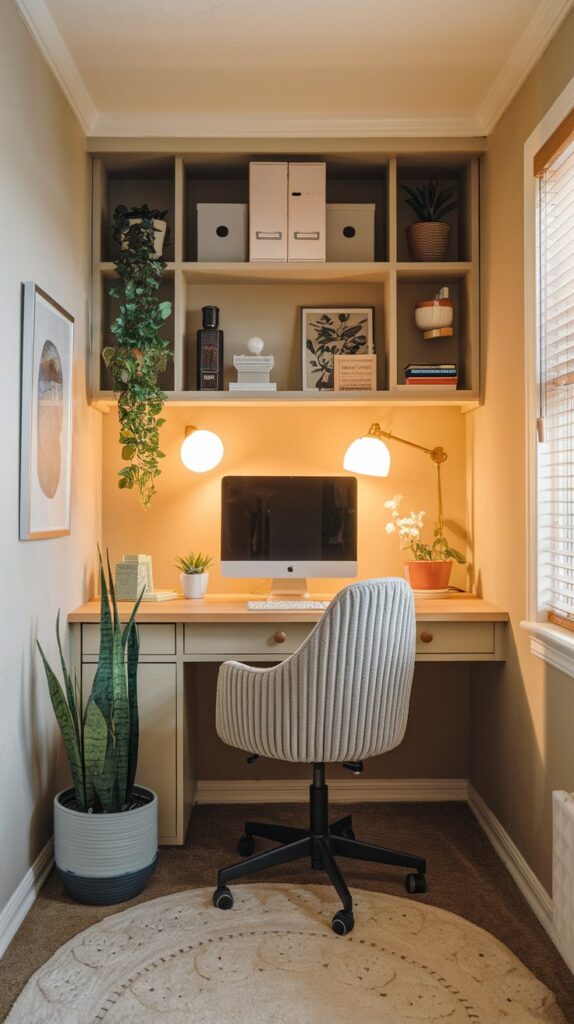 corner nook budget friendly home office