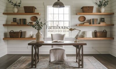 farmhouse home office ideas