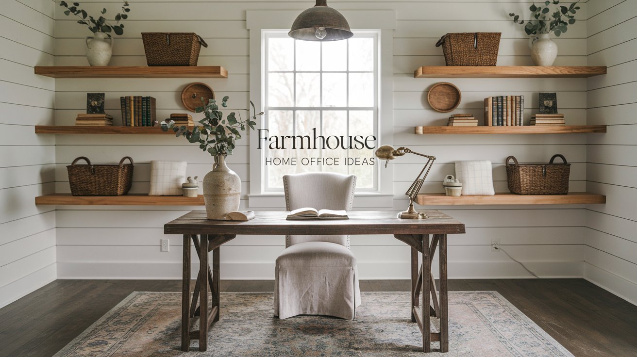 farmhouse home office ideas