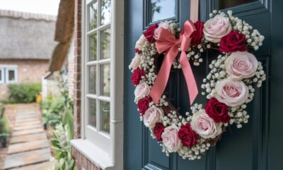 heartfelt valentines day wreath