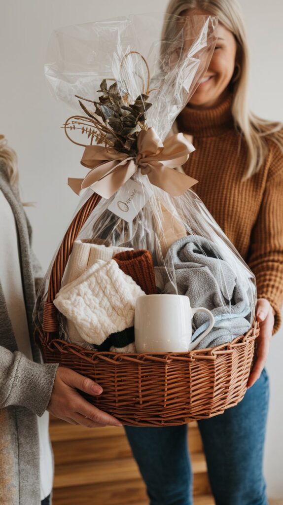 hygge inspired gift basket