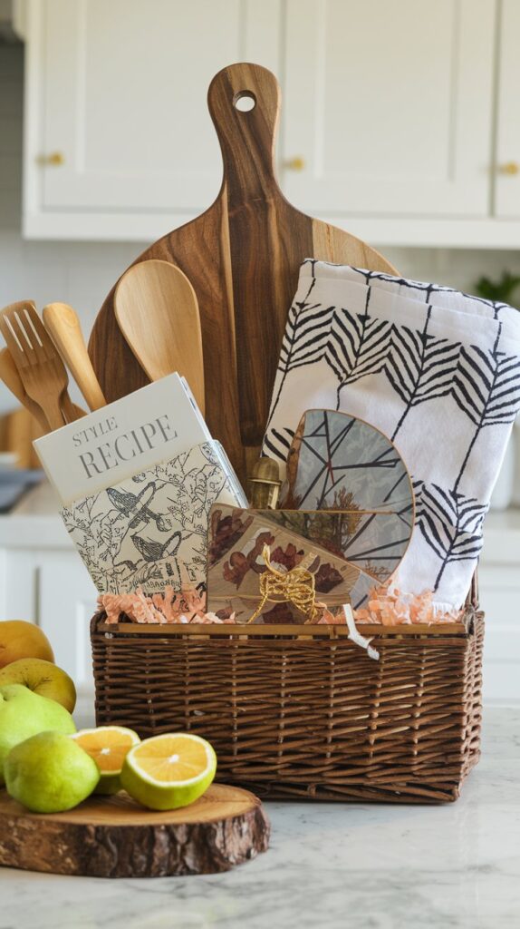 kitchen themed gift basket