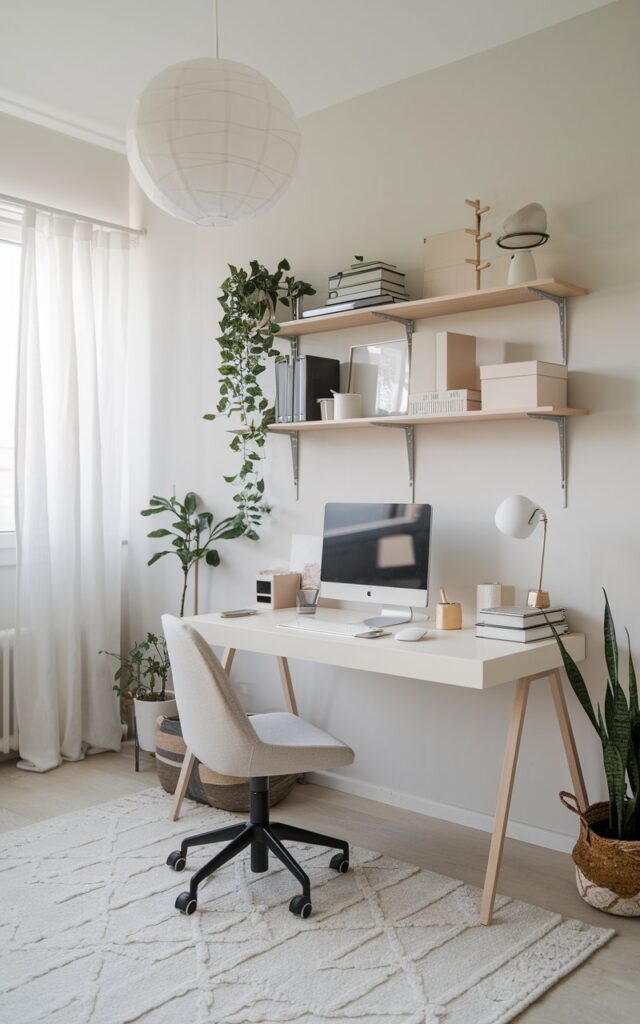 minimalist home office