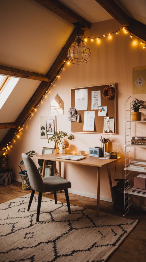 personal attic home office