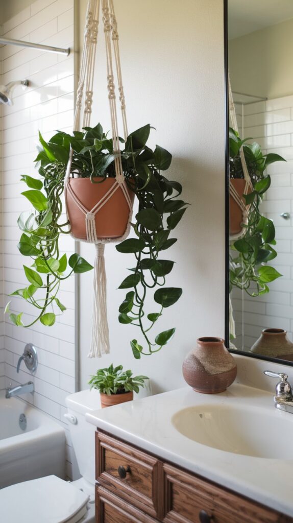 plants to your bathroom