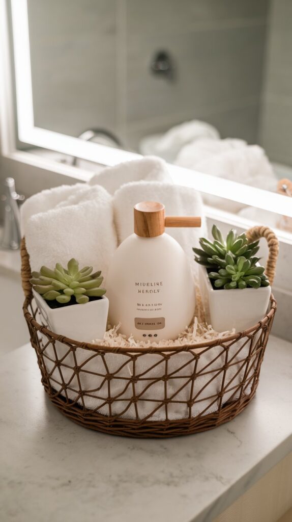 relaxation retreat basket