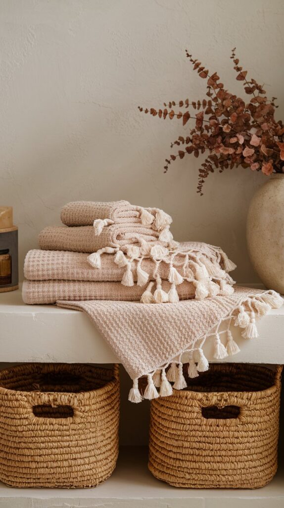 tassel or fringe towels