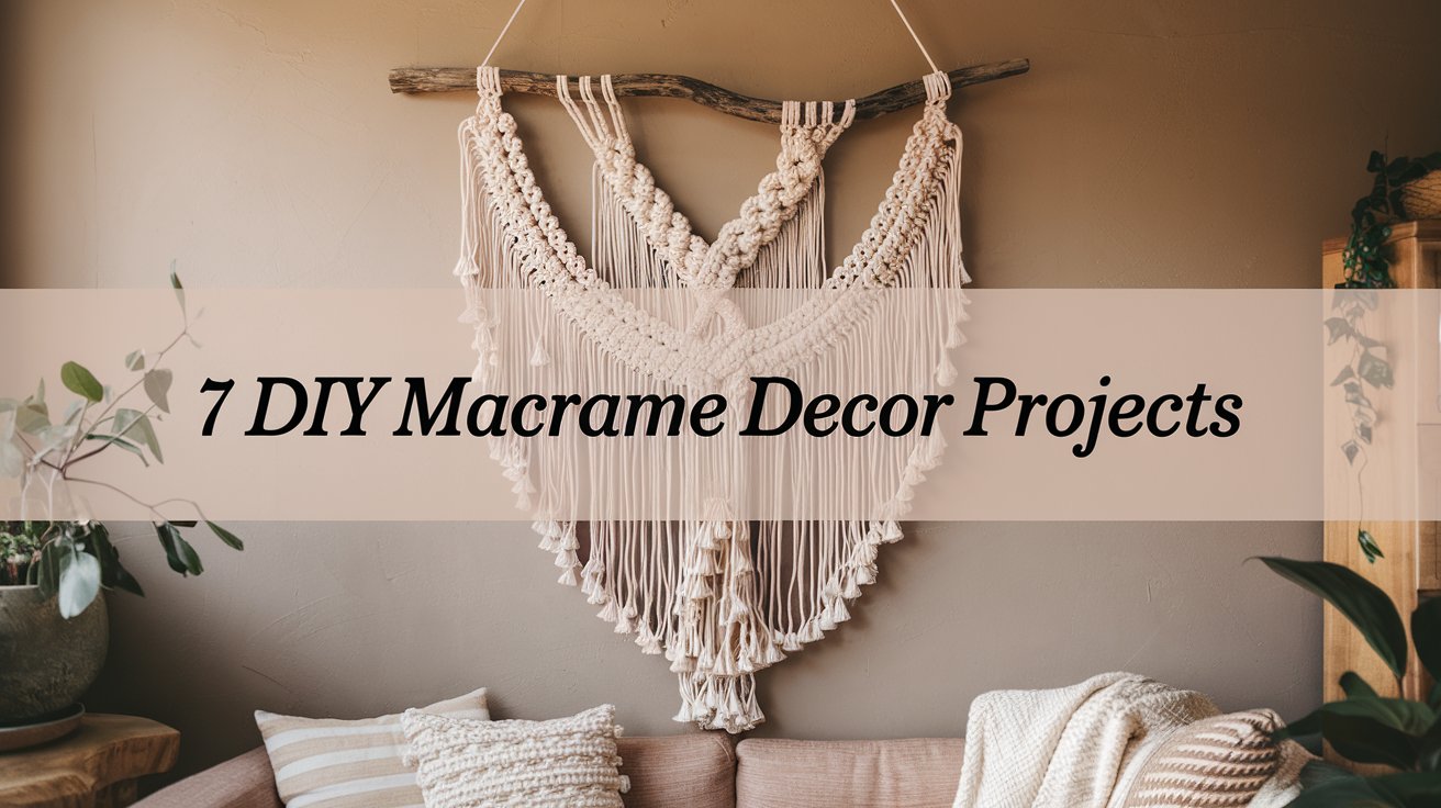 7 diy macrame decor projects