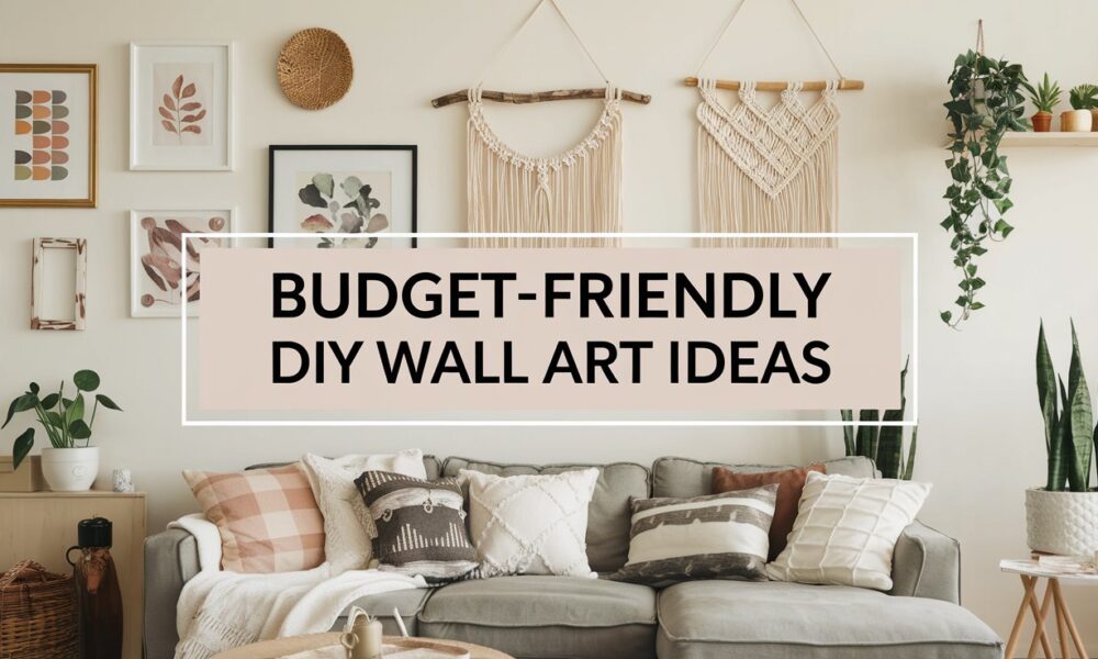 budget friendly diy wall art ideas