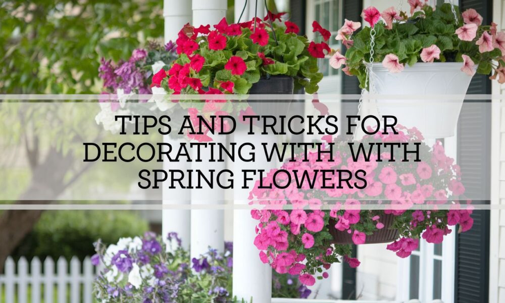 decorating with spring flowers