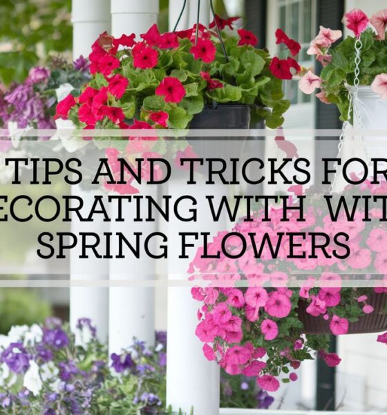 decorating with spring flowers