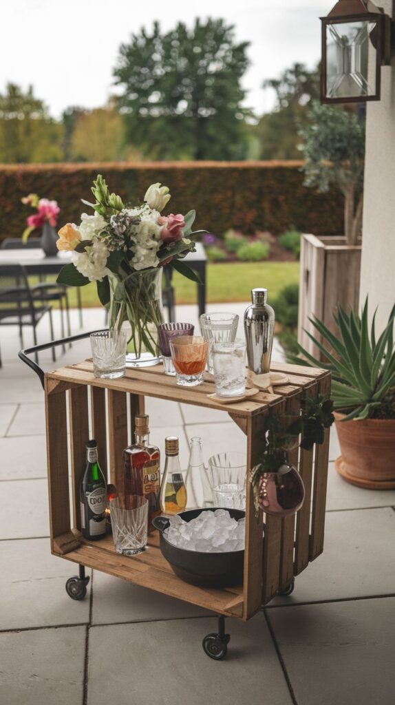 diy bar cart