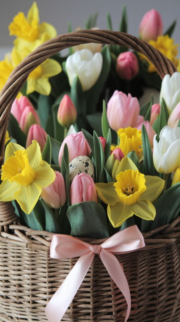 elegant easter table centerpiece