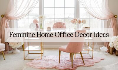 feminine home office decor ideas