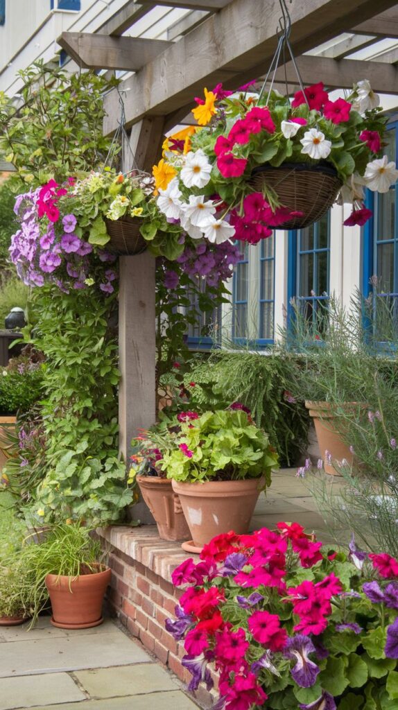 fresh flowers and greenery