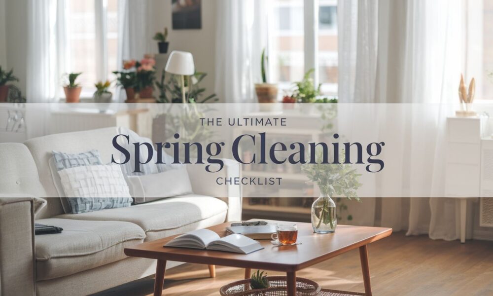 the ultimate spring cleaning checklist