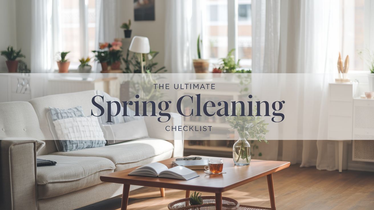 the ultimate spring cleaning checklist