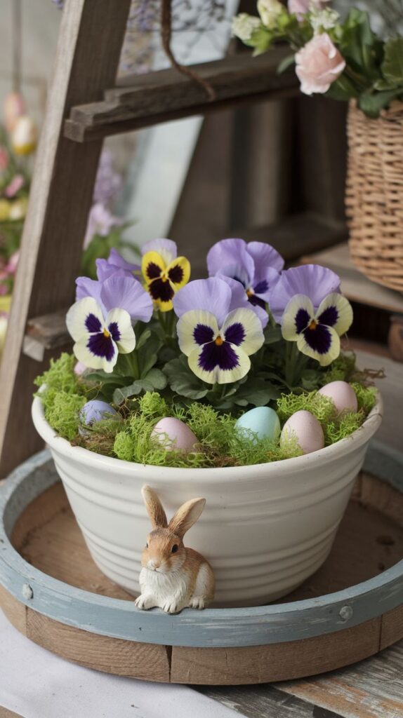 whimsical easter egg planter