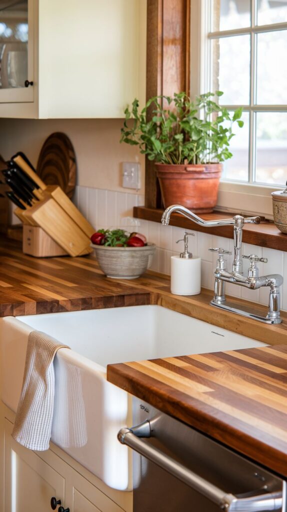 butcher block countertops