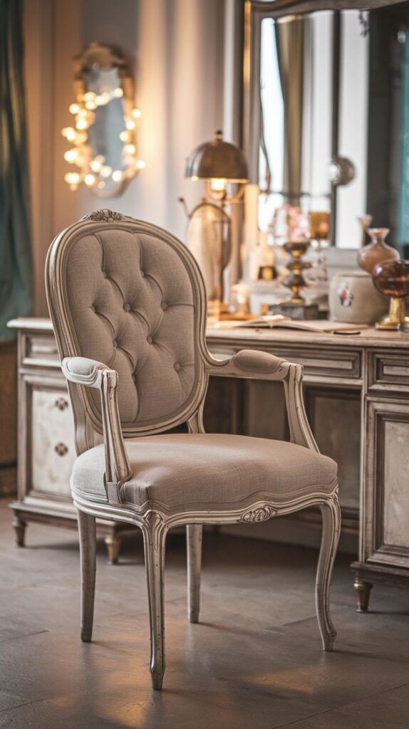 classic french inspired desk chair