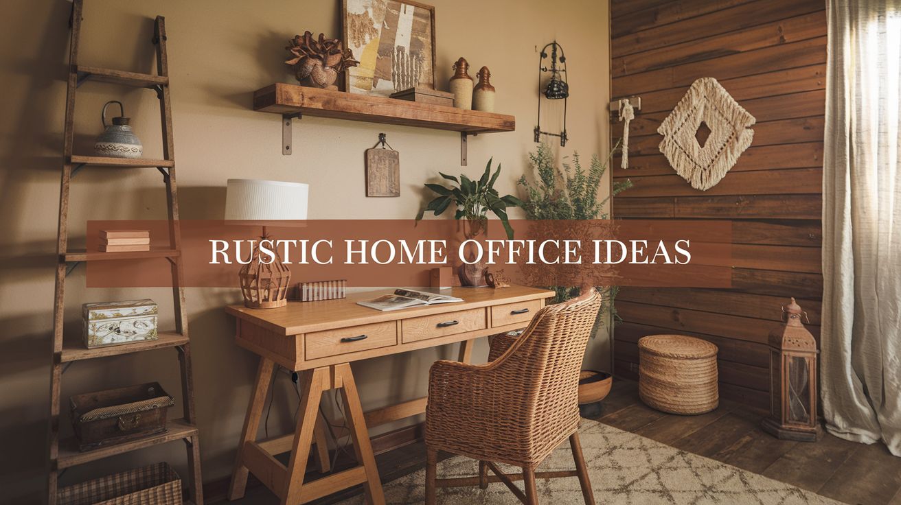 rustic home office ideas