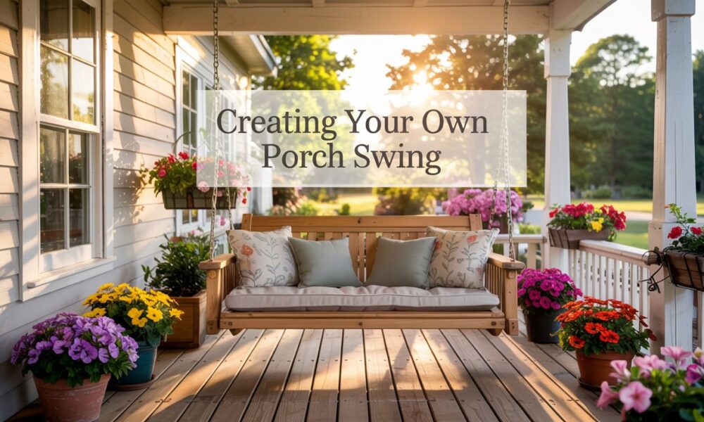 creating your own porch swing