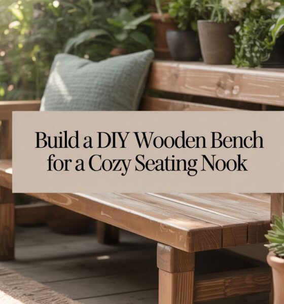 how to build a diy wooden bench
