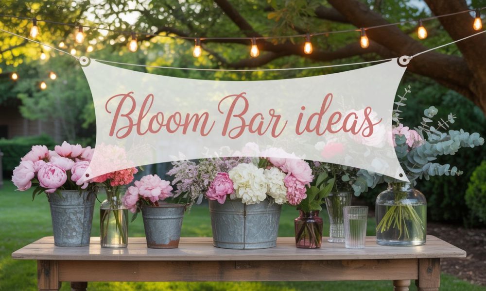 bloom bar ideas