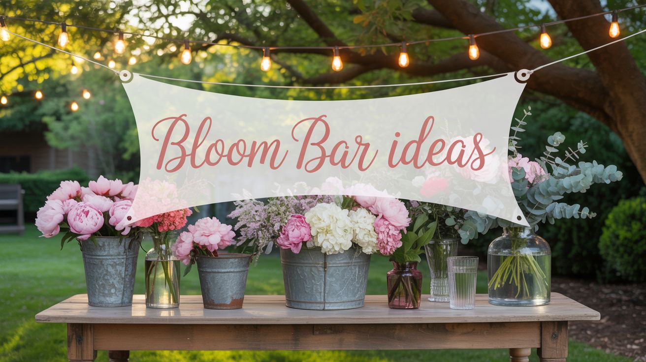 bloom bar ideas