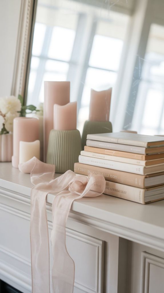 pastel accents for a light and airy spring feel