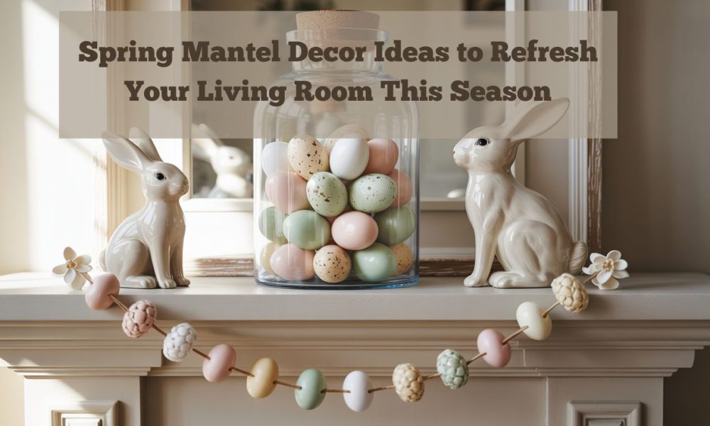 spring mantel decor ideas