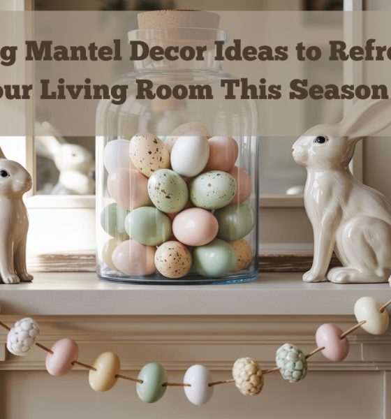 spring mantel decor ideas