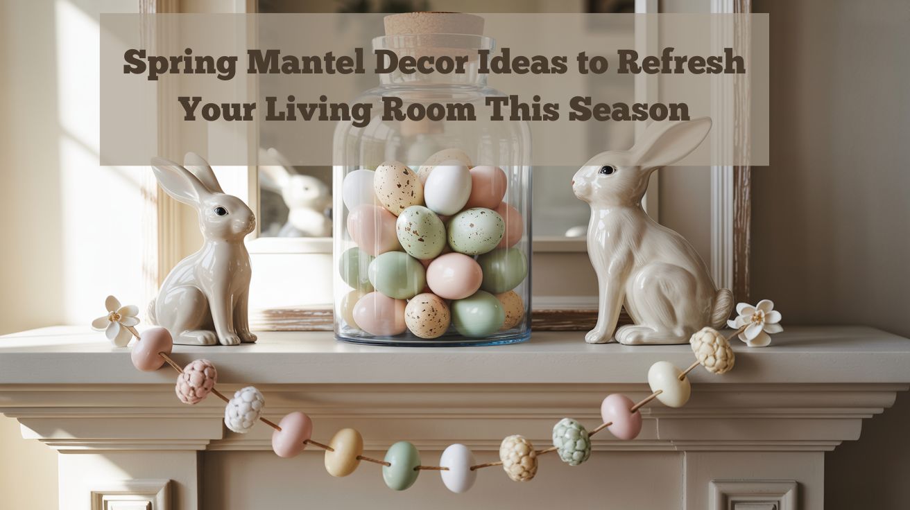 spring mantel decor ideas
