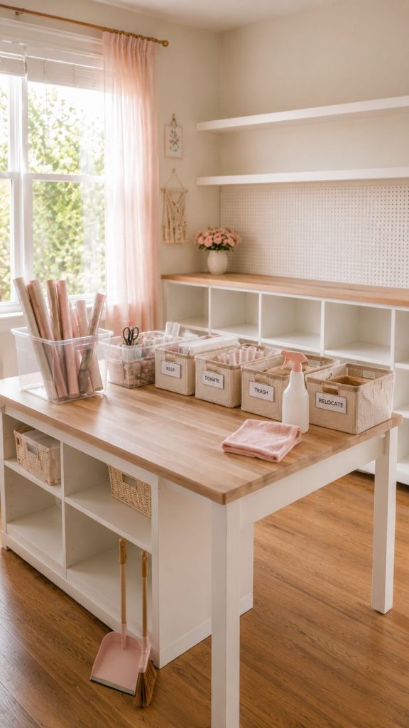 clear out and start with a clean slate
