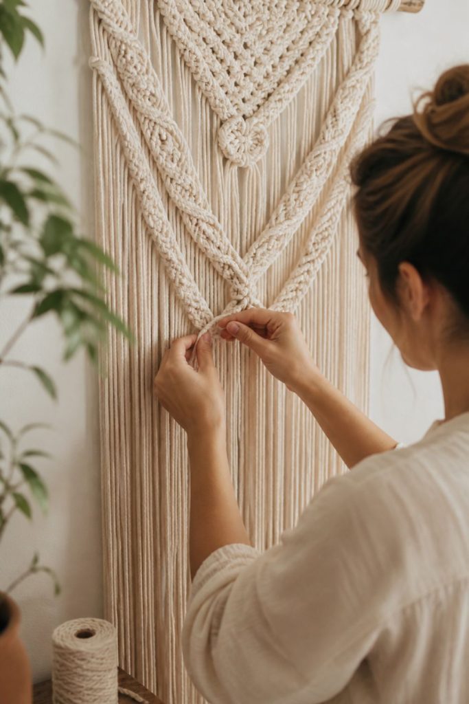 macrame wall hangings