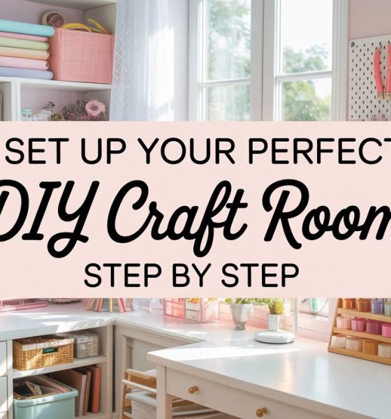 set up your perfect diy craft room step by step