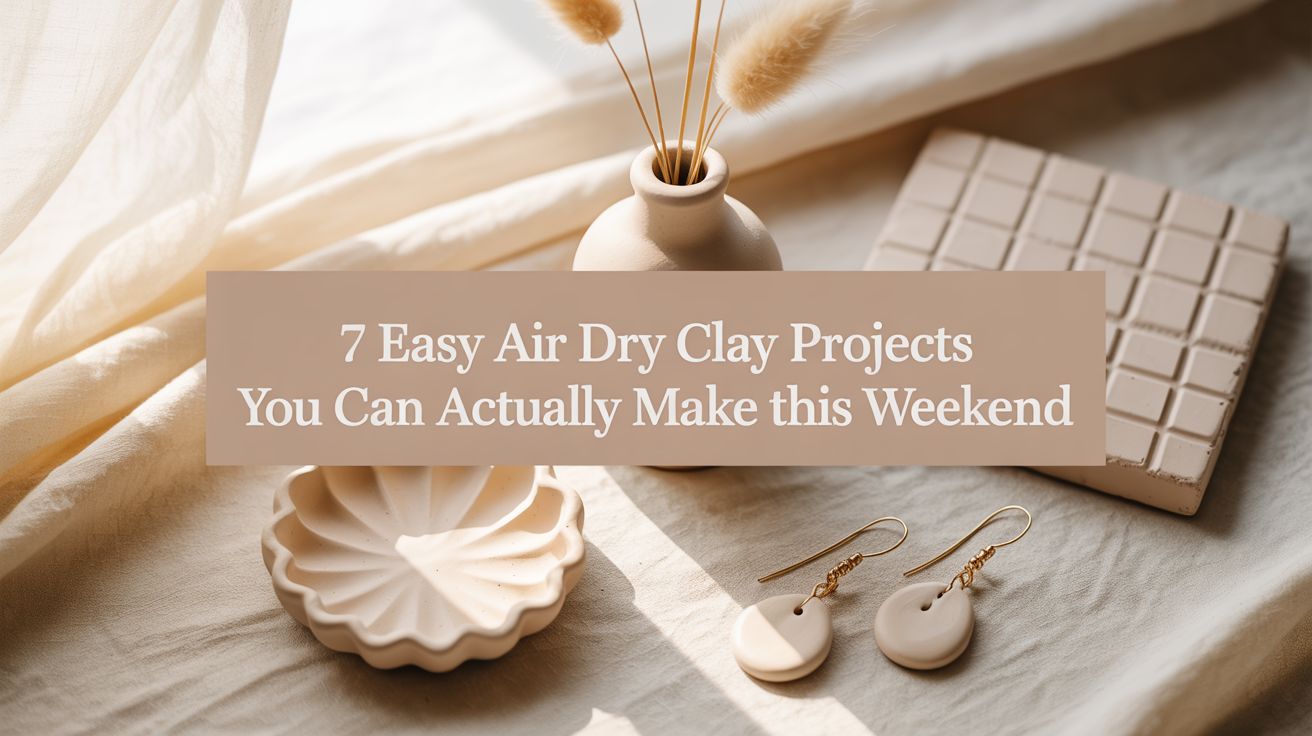 air dry clay projects