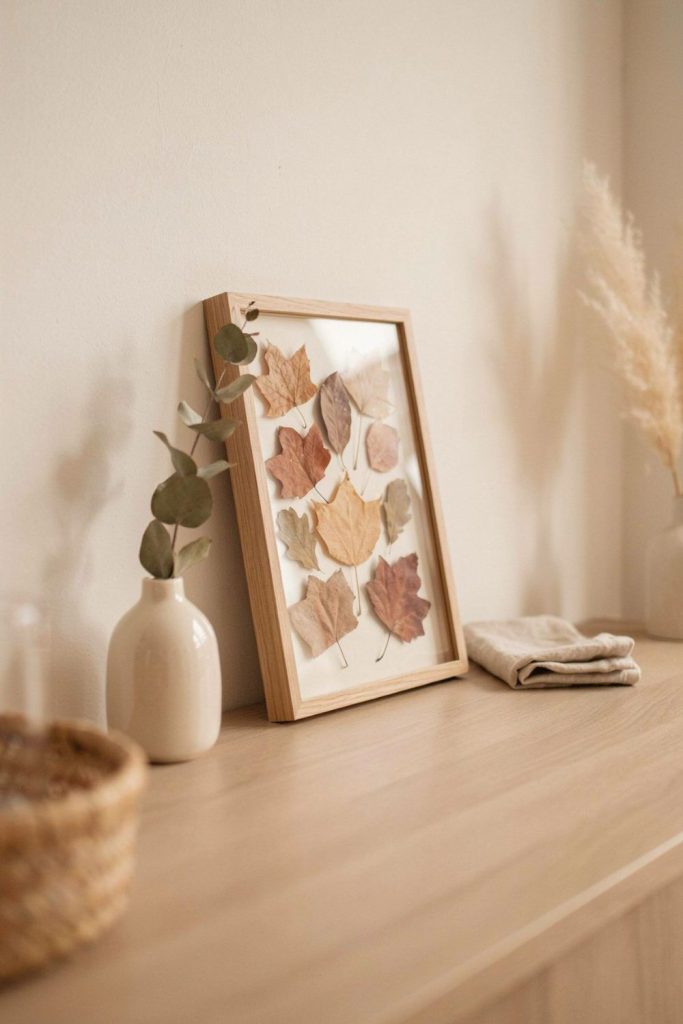 pressed leaf art