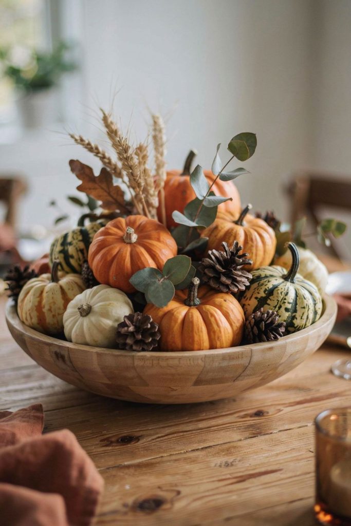 rustic harvest centerpiece