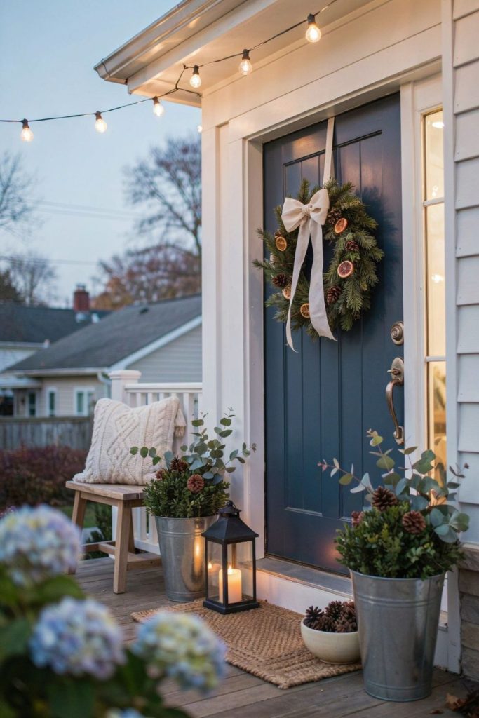 bring these christmas decor ideas to the front porch