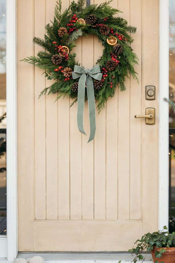 hang a wreath that makes a statement