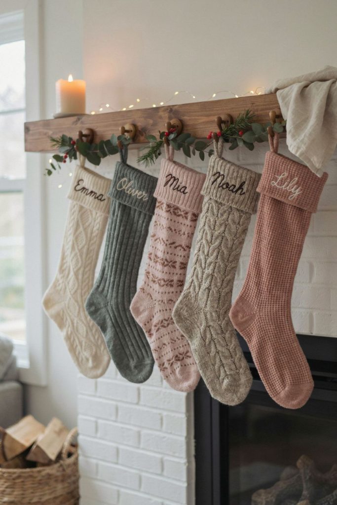 hang stockings with personality
